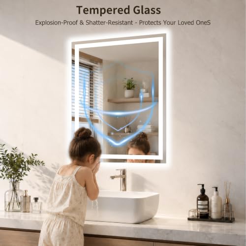20"x30" LED Bathroom Mirror with Lights