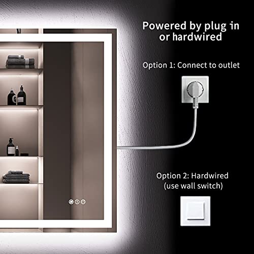 36"X36" LED Bathroom Mirror with Lights