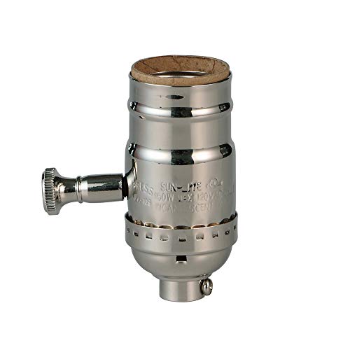 Antique Full Range Dimmer Socket Incandescent Lamp Holder Vintage Edison Pendant Light Socket E26 150 Watt 120 Volt