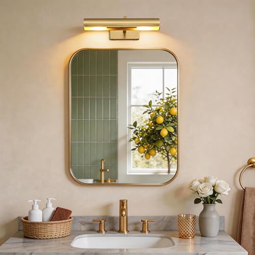 12 inch Hardwired Picture Light for Wall Brass Picture Light Wired