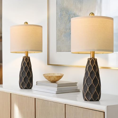 Samll Table Lamps Set of 2 for Living Room