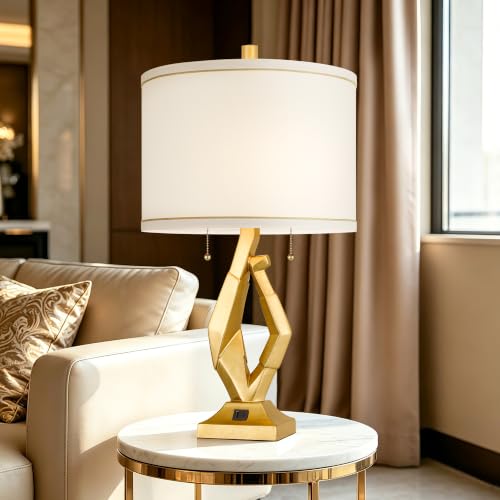 24.5" Gold Lamps Set of 2 (2 Count)