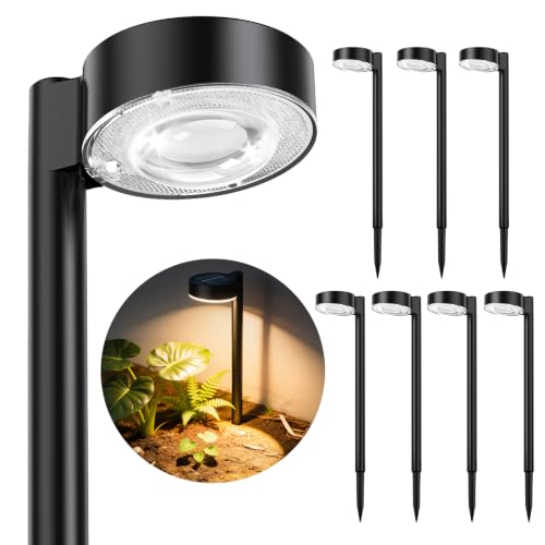 8 Pack Solar Pathway Lights Outdoor (8 Count)