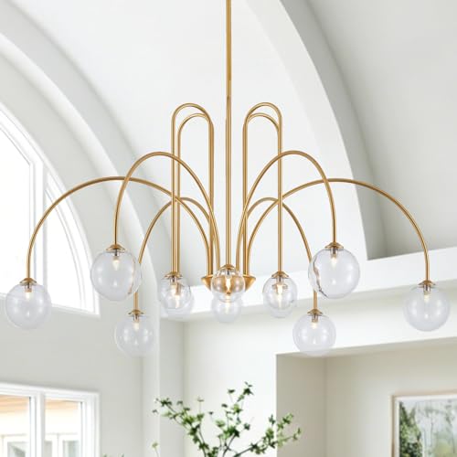 12 Light Large Sputnik Chandelier Light Fixture