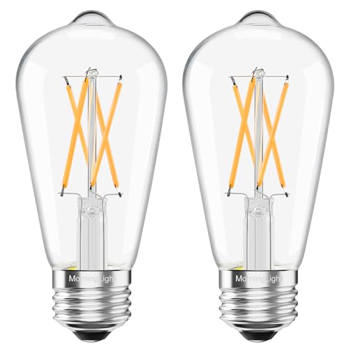 Dimmable Vintage LED Edison Bulbs 60Watt (2 Count)