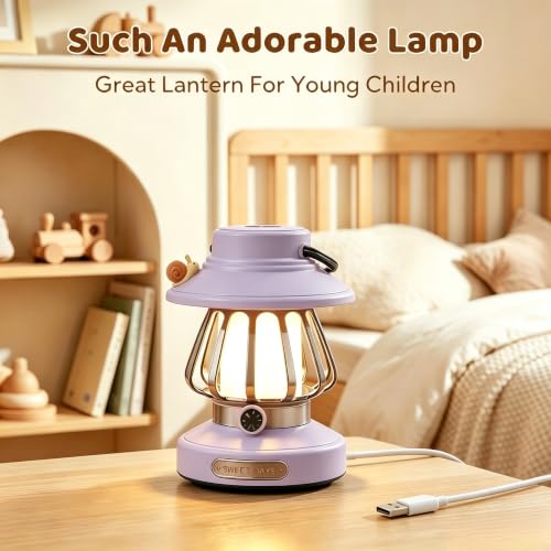 Kids Lantern with 3 Color Light & USB