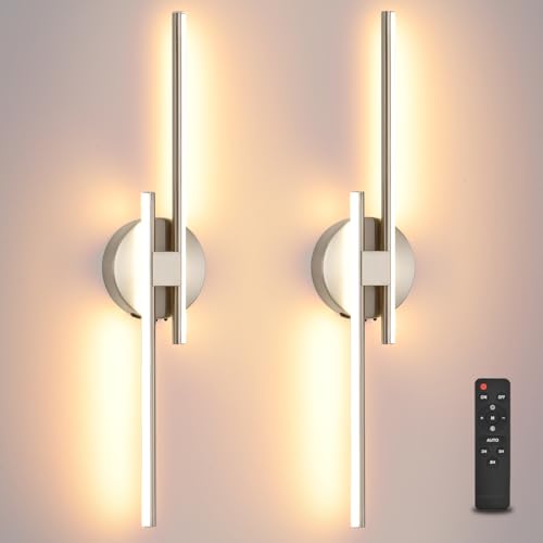 Battery Operated Wall Sconce Set of 2 (2 Count)