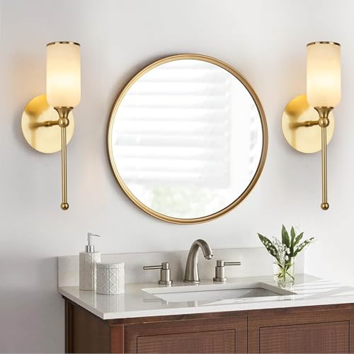 Vintage Alabaster Wall Sconce
