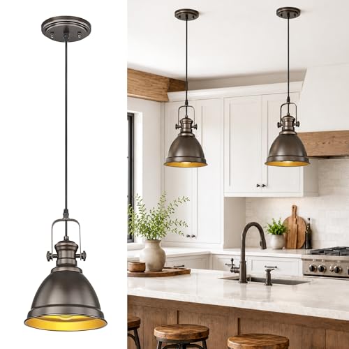 Oil Rubbed Bronze Pendant Light for Kitchen Island