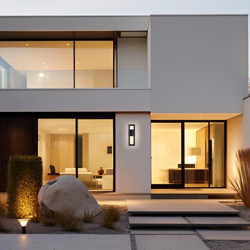 14" Modern Outdoor Wall Lights 2 Packs (2 Count)