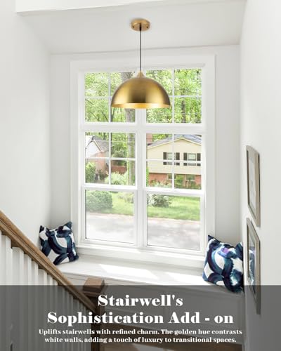 Gold Pendant Lights Kitchen Island 2 Pack