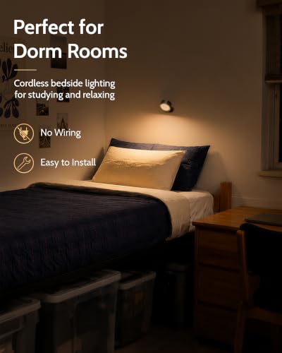 Rechargeable Wall Sconces with Remote