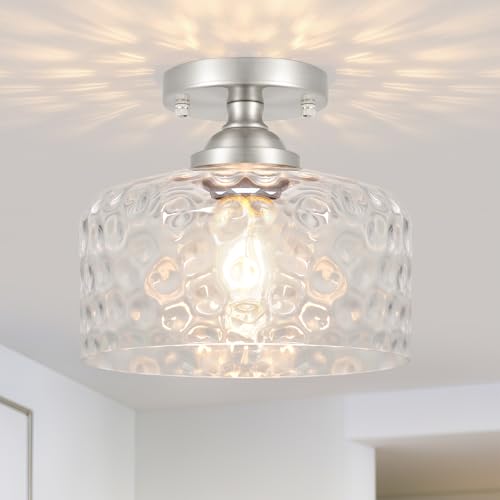 Small Semi Flush Mount Ceiling Light Fixture