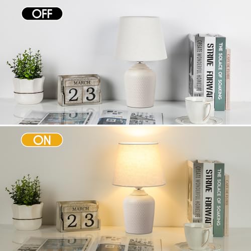 11.8’’ Small Table Lamps Set of 2 for Bedroom Kid’s Room (2 Count)