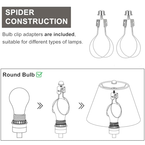 Small Lamp Shades Set of 2 (2 Count)