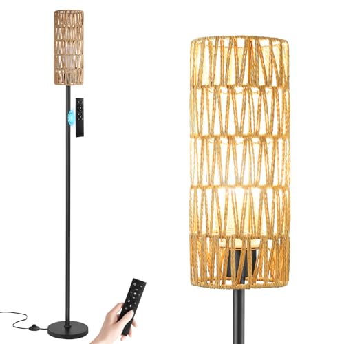 64'' Floor Lamps for Living Room with Remote Control and Stepless Dimmable Colors Temperature & Brightness