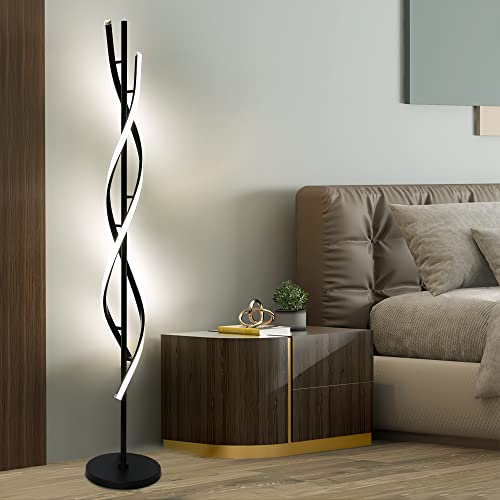 Modern Spiral Floor Lamp for Living Room