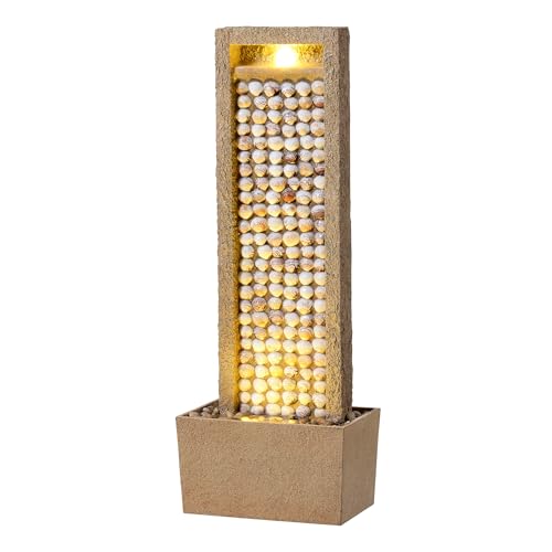 Coastal Seashells Design Outdoor Water Fountain