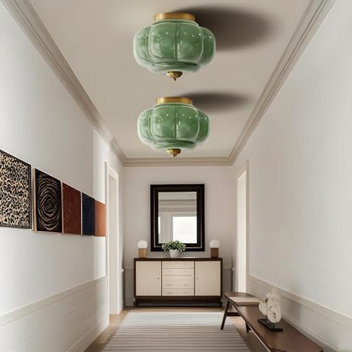 Mid Century Semi Flush Mount Ceiling Light Fixture