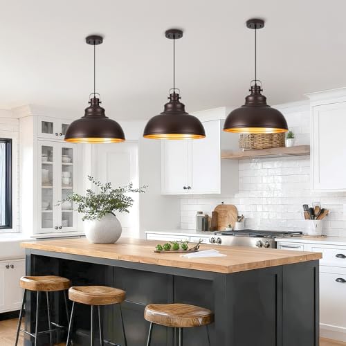 16 Inch Farmhouse Pendant Lights Kitchen Island