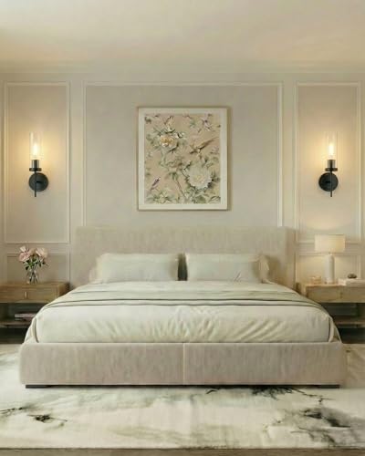 Hardwired Black Wall Sconce Bathroom sconces Vanity Light fixtures