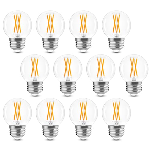 E26 G16.5 Edison LED Globe Bulb (12 Count)