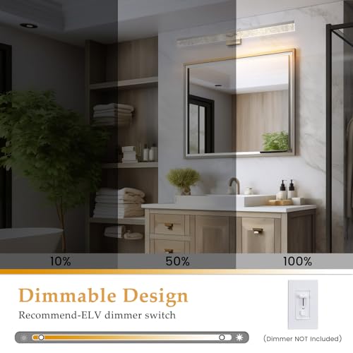 39 Inch Brushed Nickel Vanity Light Fixture