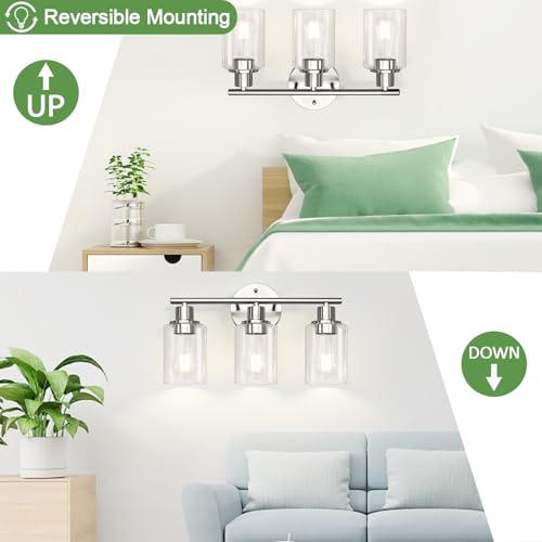 3 Light Bathroom Light Fixtures