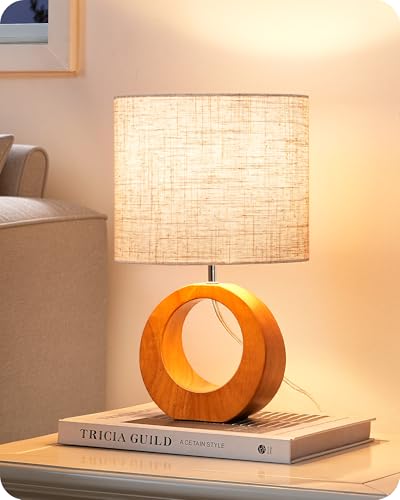 Small Wood Table Lamp