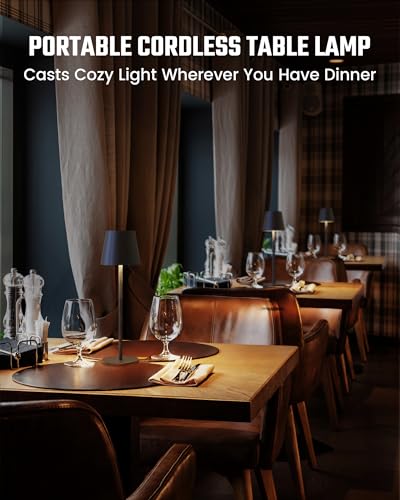 Cordless Table Lamps Rechargeable (2 Count)