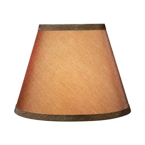 32429 Transitional Hardback Empire Shape Spider Construction Lamp Shade in Brown