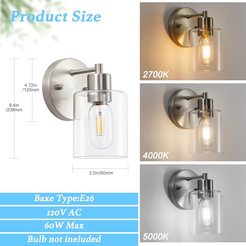 Wall Sconces for Bathroom