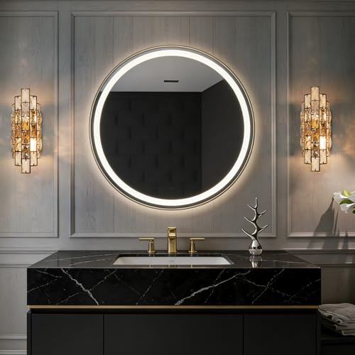 Gold K9 Crystal Wall Sconce with Touch Switch for Bedroom