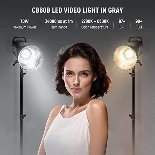 CB60B 70W LED Video Light with 2.4G&APP Control