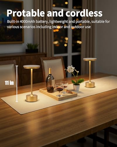 Rechargeable Table Lamps Set of 2 (2 Count)