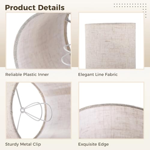 3 PCS Chandelier Lamp Shades (3 Count)