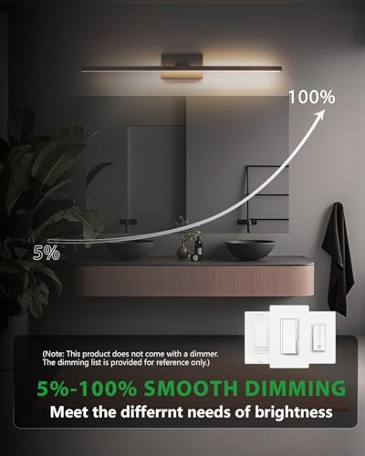 32 inch Bathroom Lighting Fixtures Over Mirror