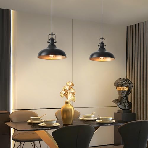 Black Pendant Lights Kitchen Island 3 Pack (3 Count)