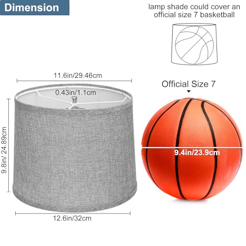 Drum Lamp Shades Set of 2