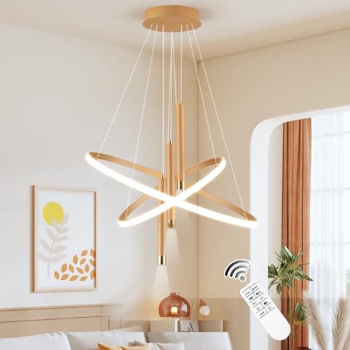 LED Gold Modern Chandeliers