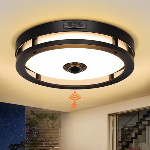 Outdoor Motion Sensor LED Ceiling Light