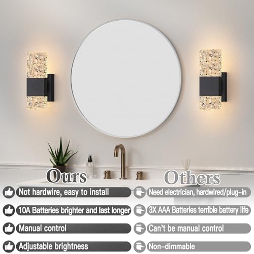 Battery Operated Wall Sconce