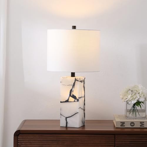 Elizabeth Alabaster Nightlight Lamp 24.25"