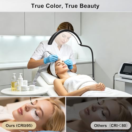 Professional Half Moon LED Desk Light for Nail Techs & Artists