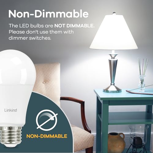 A19 LED Light Bulbs (12 Count)