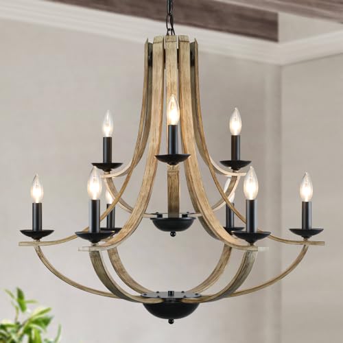 Farmhouse Chandeliers for Dining Room Light Fixture