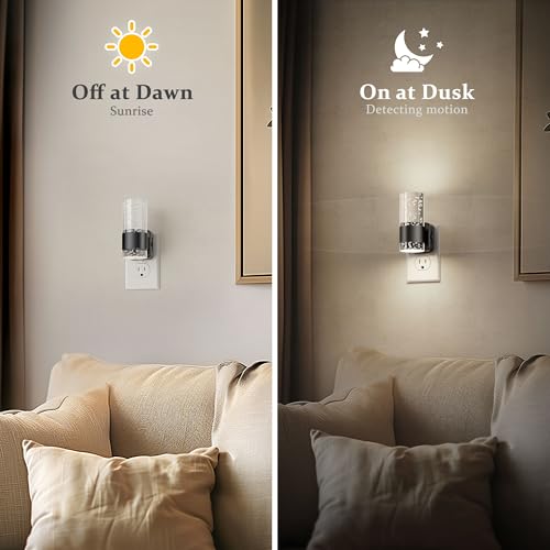 Bubble Night Lights Plug into Wall (2 Count)