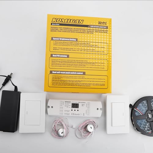 Motion Sensor with Daylight Sensor LED Stair Light Kit KMG