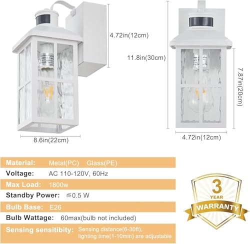 Porch Light with GFCI Outlet with Remote
