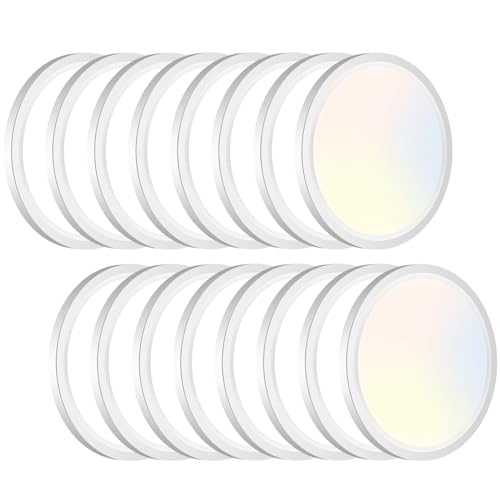 16PACK LED Flush Mount Ceiling Light Fixture (16 Count)